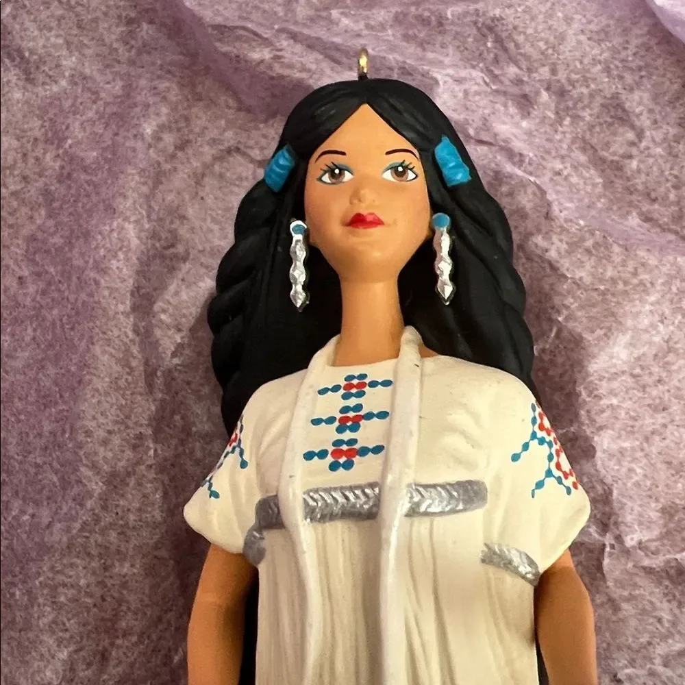 1996 Hallmark Keepsake Ornament - Native American Barbie - Dolls of the World